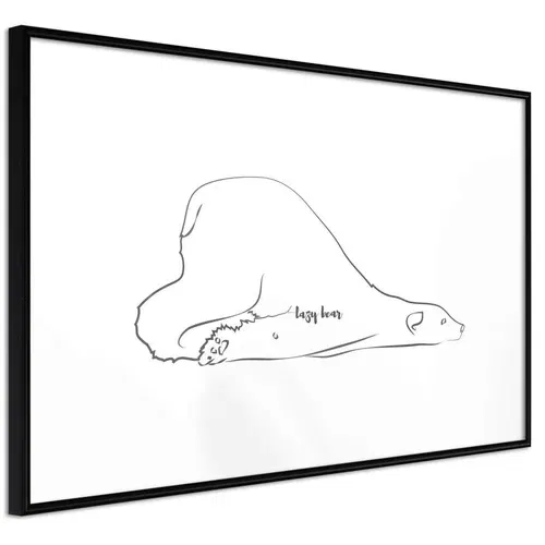  Poster - Resting Polar Bear 45x30
