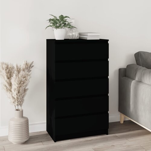 vidaXL Omarica za čevlje črna 60x36x103 cm inženirski les Cene