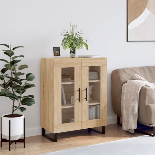 vidaXL Komoda boja hrasta sonome 69 5x34x90 cm od konstruiranog drva Cene