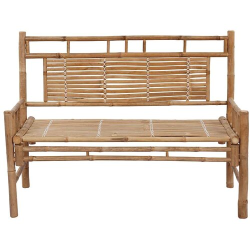  Klupa s jastukom 120 cm od bambusa Slike