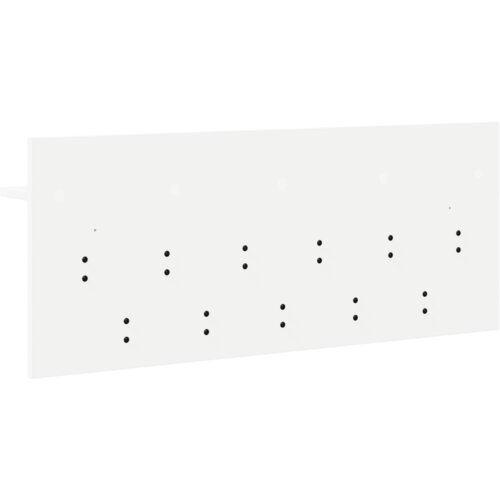  Vje&amp;scaron;alica za kapute na zidu s policom s pohranom Bijela 100 x 40 x 12 cm Slike