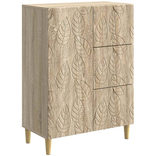 vidaXL Strani &scaron;al Sonoma hrast 66 x 34,5 x 90 cm Inženirski les, (5000253323) Cene