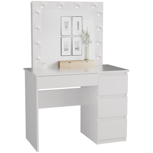 Shumee Garnitura toaletne mize Marina T/L+MIJ/P BELA, (21556000) Cene