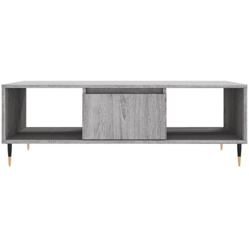  Stolić za kavu siva boja hrasta 104x60x35 cm konstruirano drvo Slike