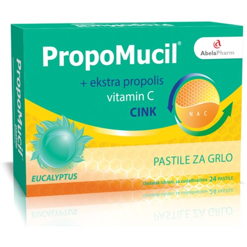 PropoMucil pastile eukaliptus, 24 pastile Slike