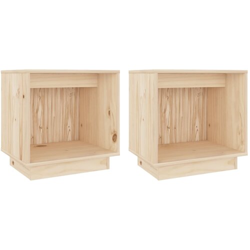 Maison Chic Dvo delni komplet Nočne omarice - Nočne mize 40x30x40 cm trdna borovina, (21687007) Cene