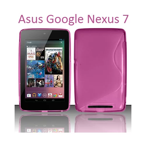  Gumijasti / gel etui S-Line za Asus Google Nexus 7 - roza