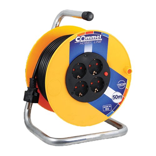 Commel Produžni kabel motalica 50 m 3 x 1,5mm H05VV-F Cene