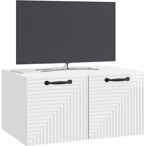  ormar za zid Zidne Bijela visokog sjaja 59,5 x 41 x 30 cm Slike