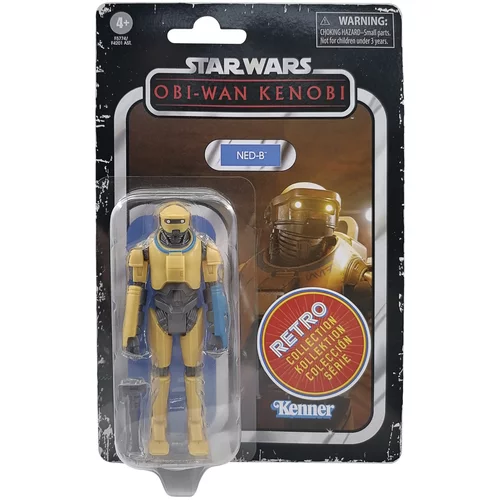 Hasbro Star Wars Retro Collection NED-8 Igrača 3,75-palčna igralna figurica Obi-Wan Kenobi za otroke od 4. leta naprej, večbarvna, ena velikost (F5774), (20839824)