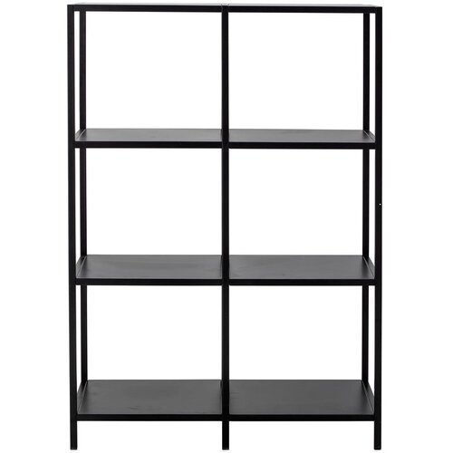 Bloomingville Črn kovinski regal 80x114 cm Valde – Cene