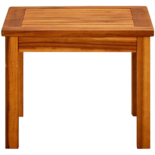  Vrtni stolić za kavu 45 x 45 x 36 cm masivno bagremovo drvo Slike