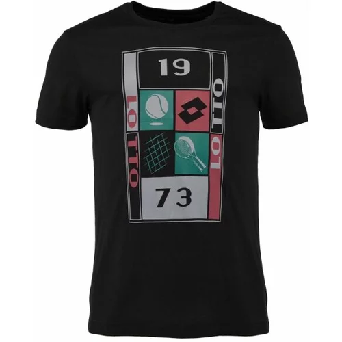 Lotto TEE SUPRA VII Muška majica kratkih rukava, crna, veličina
