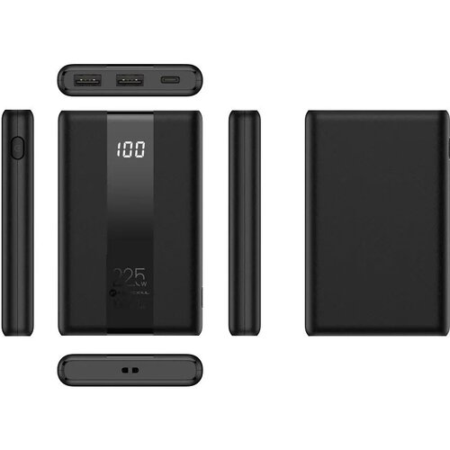Powerbank Forcell F-Energy Energo P10K2 QC3.0 PD 3A 22.5W 10000 mAh črna Slike