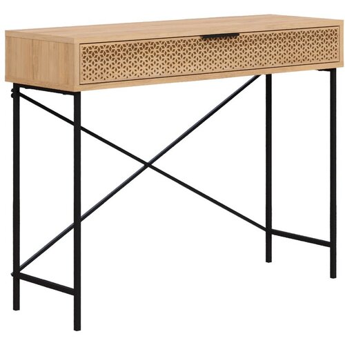 Marckeric Stranska mizica v hrastovem dekorju v naravni barvi 35.5x110 cm Ecrin – Cene
