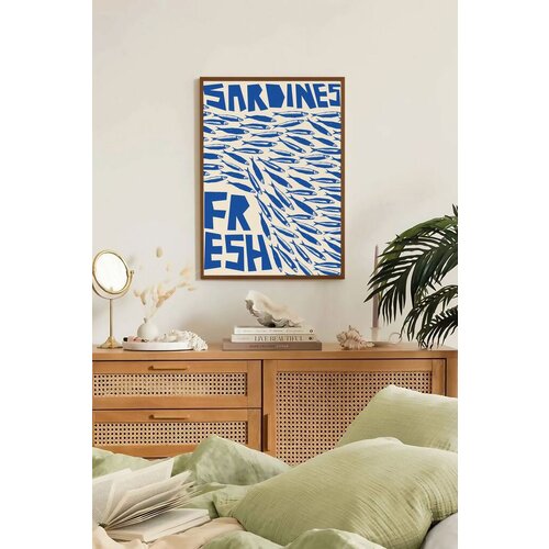 Wallity uramljena slika Lmnmdlkahve12, 33x48 cm Cene