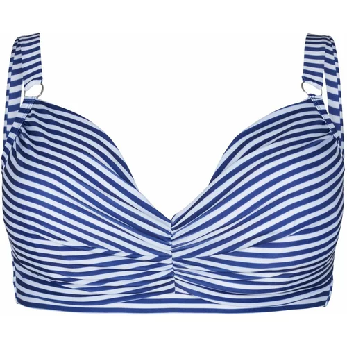 Swim by Zizzi Bikini gornji dio 'STANIA' plava / bijela