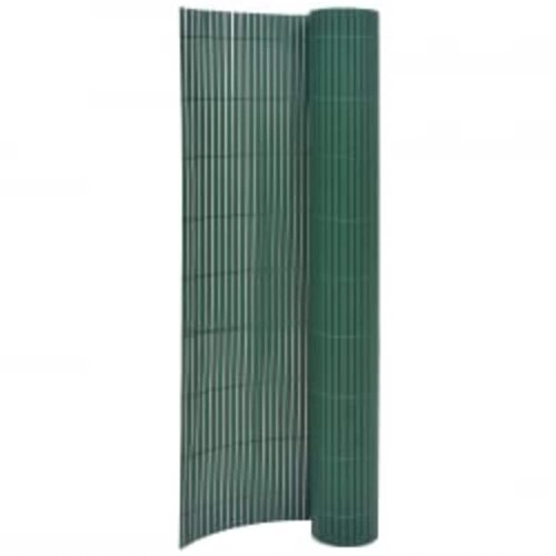 Dvostrana vrtna ograda 90 x 400 cm zelena Cene