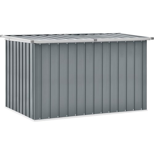 VidaXL Vrtna kutija za pohranu siva 149 x 99 x 93 cm Slike