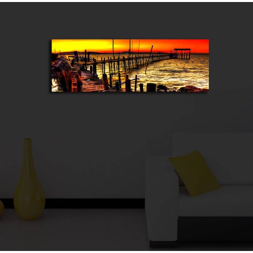 Wallity Slika sa LED osvetljenjem 3090İACT-46, 30x90 cm Cene