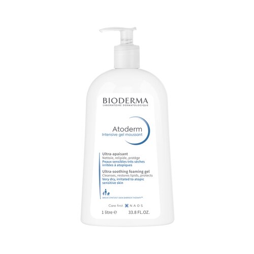 Bioderma Atoderm Intensive Ultra-Soothing Foaming Gel hranjivi gel za tuširanje za vrlo osjetljivu i atopičnu kožu 1000 ml unisex Cene