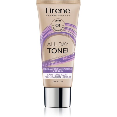 Lirene ALL DAY TONE! hidratantni puder za sjajni izgled lica nijansa 01 Light 30 ml Cijene