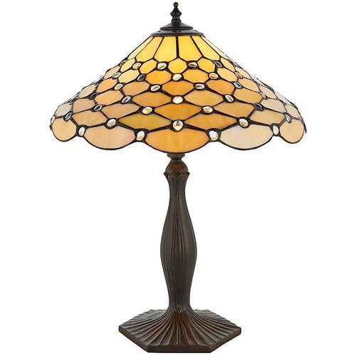  Endon 64301 - Stona lampa Tiffany PEARL 1xE27/60W/230V prečnik 37 cm Cene