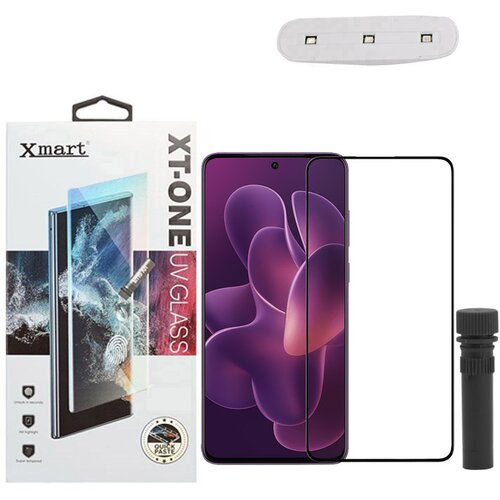 Nanobit Zaštitno staklo za Motorola Edge 60 Pro XMART UV Glue Full Cover + lampa Cene