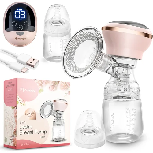 Nukido NK-960 Three-Phase Electric Breast Pump for Effortless Breastfeeding, (21740293)