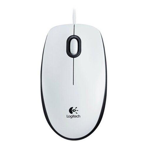 Logitech M100 oem žična optična bela mi&scaron;ka Cene