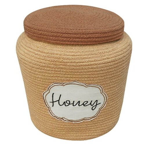 Lorena Canals Svjetlo smeđa tekstilna dječja kutija za pohranu ø 28x27 cm Honey Pot – Cijene