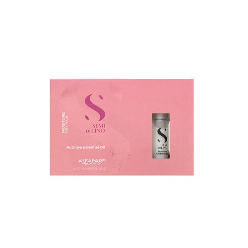 Alfaparf semi Di Lino Moisture Nutritive Essential Oil vlažilno in negovalno olje za suhe lase 6x13 ml za ženske Slike