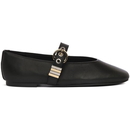 Steve Madden Balerinke LUCIA BLACK LEAT Črna Cene