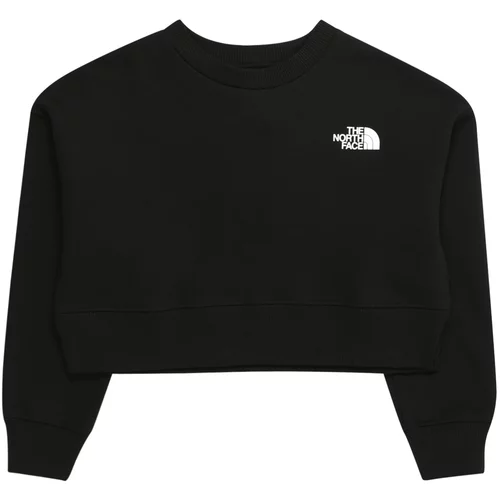The North Face Sportska sweater majica 'NEW CUTLINE' crna / bijela