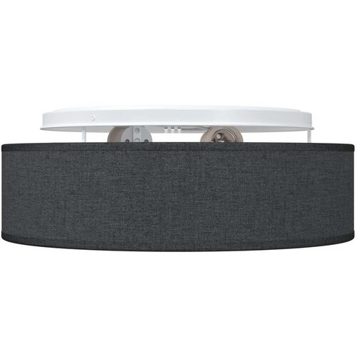 VidaXL Crna Tkanina &amp;Oslash;38 x 13.5 cm Minimalistički Slike