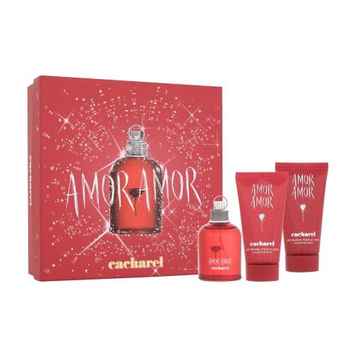 Cacharel Amor Amor set2: EDT 50 ml + losjon za telo 2 x 50 ml za ženske Slike