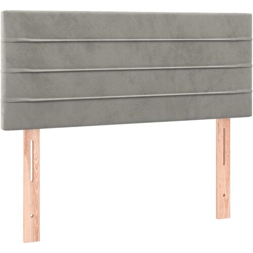 Box spring krevet s madracem svjetlosivi 80 x 200 cm bar&amp;scaron;unasti Slike