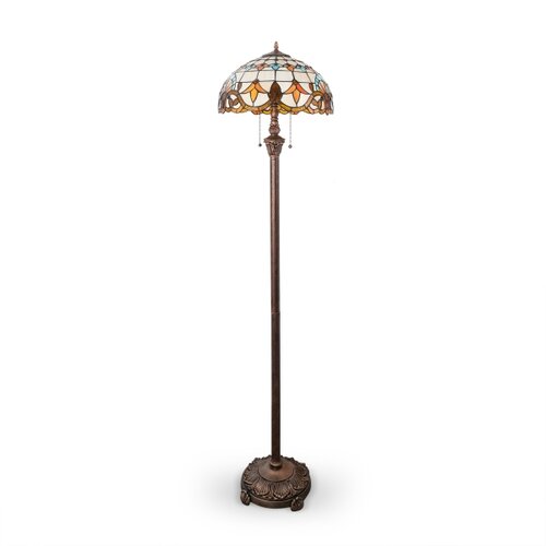  brilagi - tiffany vitražna podna lampa mirabella 2xE27/60W/230V Slike