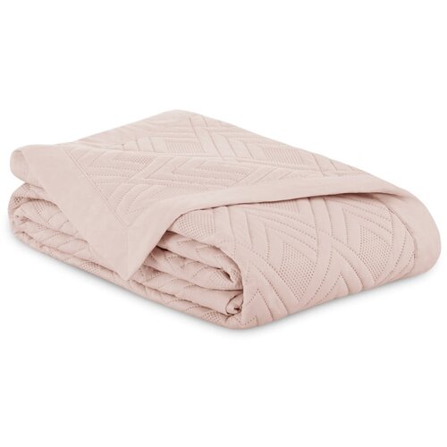 AmeliaHome Svetlo rožnato pre&amp;scaron;ito pregrinjalo iz mikrovlaken 170x210 cm Ophelia &amp;ndash; Slike