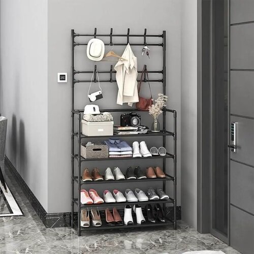  Organizator za predsoblje 80 x 30 x 172 cm crni Cene