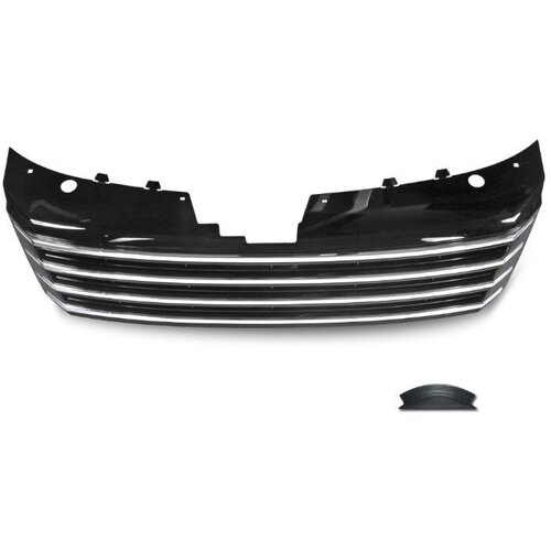 Oem Maska bez znaka sa hrom lajsnama VW PASSAT B7 (2010+), Crna Cene