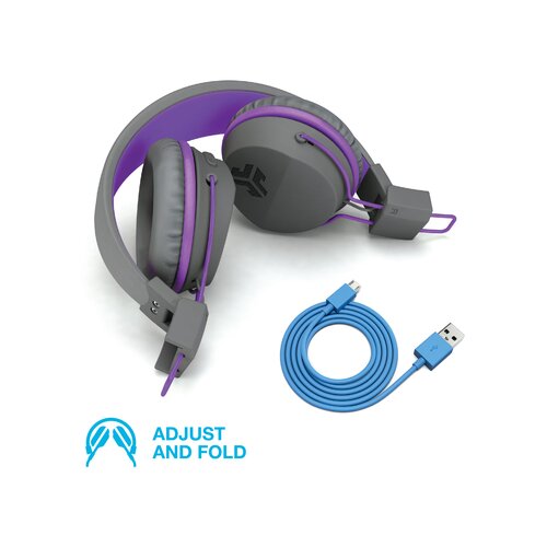 Jlab JBuddies Studio Wireless Kids Graphite/Purple Slu&amp;scaron;alice Slike