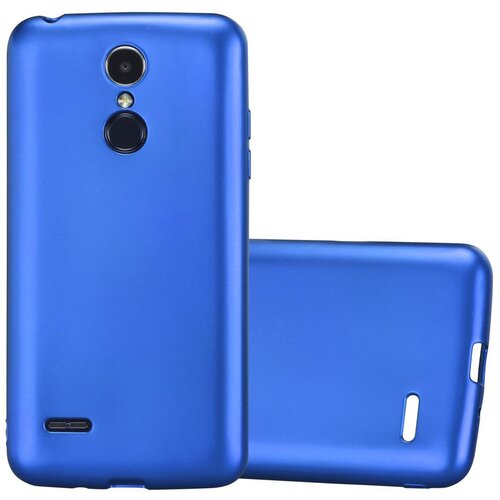 Cadorabo Case, združljiv z LG v kovinsko modri - za&scaron;čitni pokrov, narejen iz fleksibilnega silikona TPU, (20596141) Cene