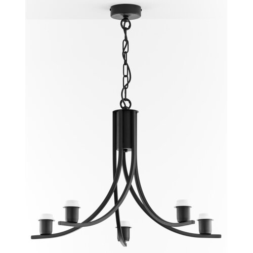 Jupiter 2101 - Luster na lancu ARTHUR 5xE27/15W/230V plave/crne boje Slike