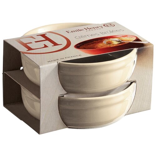 Emile henry Creme Brulees Ramekins 2u1 set keramičkih posudica Slike