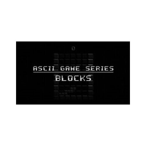 Steam ASCII Game Series: Blocks Key GLOBAL Cene