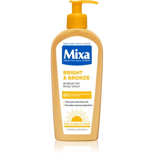 Mixa Bright & Bronze hranjiva krema za tijelo za postupno tamnjenje tena 250 ml Cene