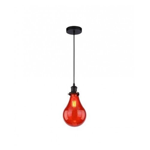 Vesta 266 VISILICA CHIC-PRETO/VM 1*E27 red glass Cene
