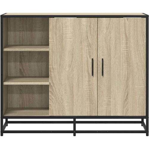 VidaXL Komoda sonoma hrast 92x35x76 cm izrađeno drvo Slike