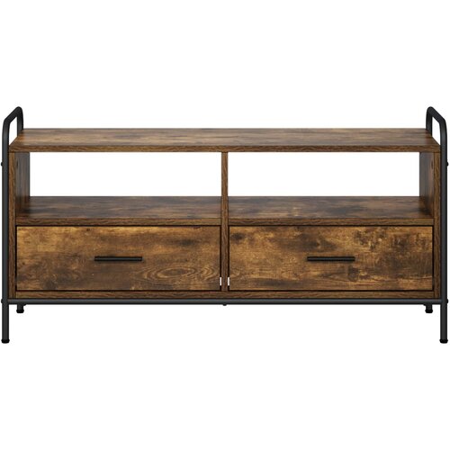  TV ormar 67,5 x 33 x 50 cm Dimljeni hrast Konstruirano drvo Slike